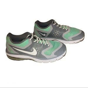 Nike 7 Air Max Premiere Running Sneaker Green Gray